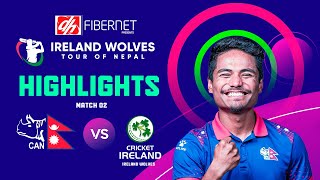 Nepal vs Irelands Wolves  Match 02  Highlights [upl. by Suter371]