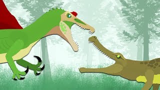 5 Carnivorous Dinosaurs  Meat Eating Dinos  Dinosaur Songs and Cartoons for Howdytoons [upl. by Twum]