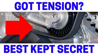 How To Check amp Adjust Serpentine Drive Belt Tension On Your Car [upl. by Nyledam]