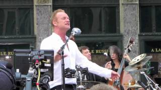 Sting performs quotEnglishman In New Yorkquot live in NYC [upl. by Bish]