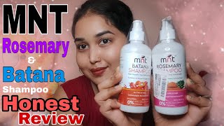 MNT rosemary shampoo review  MNT batana shampoo review  best shampoo for hair growth [upl. by Weinstock620]