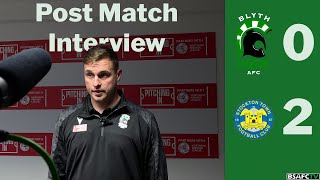 Interview David Stockdales postmatch Assessment against Stockton [upl. by Alexio]