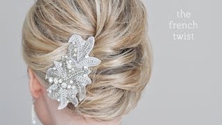 French Twist Tutorial [upl. by Aitenev]