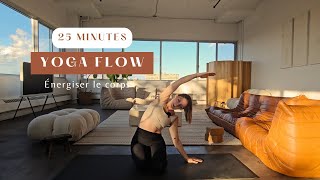 Yoga flow énergisant pour tous niveaux  25mn [upl. by Laban992]