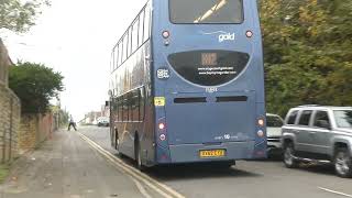 Stagecoach Midlands Scania N230UD ADL Enviro400 at Raunds  15843 [upl. by Almond]