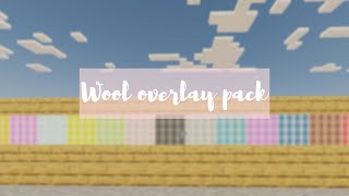 ･ﾟ✧Gingham wool texture pack ･ﾟ [upl. by Granny]