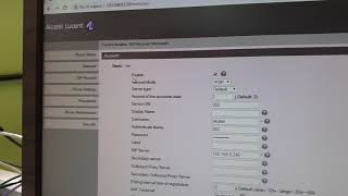 Telefonía VoIP AstetiskElastix configuración teléfono Alcatel Lucent desde web [upl. by Charisse5]