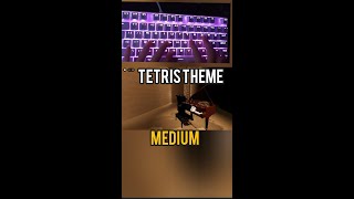 Tetris THEME Handcam Roblox Piano [upl. by Oiramed]