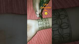 Letest mehandi design 😌 mehndi henna shortfeed shortvideo art dulhanmehndi artistlife henna [upl. by Gaige]