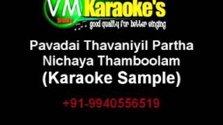 Pavadai Thavaniyil Partha Karaoke Download [upl. by Ragde]