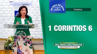 1 Corintios 6  Hna María Luisa Piraquive IDMJI [upl. by Lilli685]