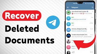 How To Recover Deleted Telegram Documents Updated [upl. by Helmer276]