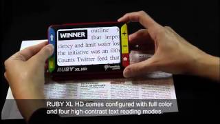 RUBY XL HD Handheld Video Magnifier [upl. by Amekahs]