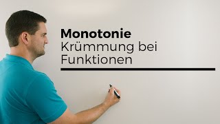 Monotonie Krümmung bei Funktionen Übersicht mit Ableitungsgraphen  Mathe by Daniel Jung [upl. by Ayoral]