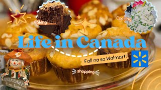 Life in Canada  quotFall na sa Walmart Shopping Cooking and Baking quot  Simple Living  Silent Vlog [upl. by Toolis]