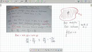 Cauchy Integral Theorem  Greens Theorem  Complex Analysis [upl. by Yrennalf]