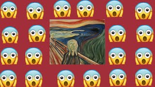 Do you know where this emoji originated from  The Scream Edvard Munch [upl. by Griffith605]