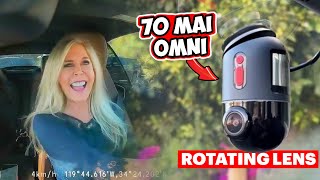 Best Dash Cam 2023 with Install  For Car Security  70mai Dash Cam Omni [upl. by Jezreel]