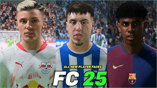 FC 25  ALL NEW PLAYER FACES [upl. by Anialam608]