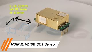 Winsen NDIR MH Z19B CO2 sensor [upl. by Heyra]