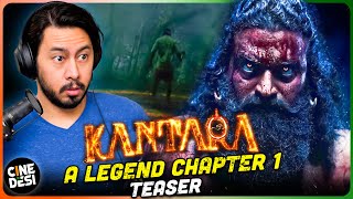 KANTARA A LEGEND CHAPTER1 First Look Teaser REACTION  Rishab Shetty  Ajaneesh  Vijay Kiragandur [upl. by Valenza126]