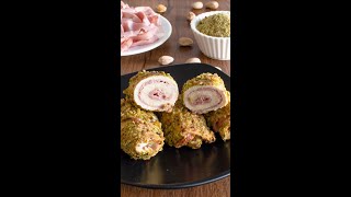 INVOLTINI DI POLLO con pistacchi e mortadella BUONISSIMI Shorts [upl. by Roby]