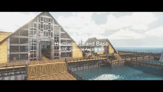 ARK Survival Ascended  Herbivore Island Base [upl. by Emad]