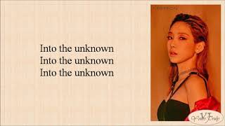 Taeyeon 태연  Into The Unknown 숨겨진 세상 Frozen 2 OST Easy Lyrics [upl. by Nigel213]