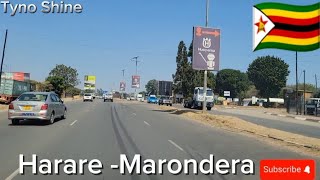 A Scenic View of HarareMutare Road Drive 🇿🇼 Zimbabwe [upl. by Adair]