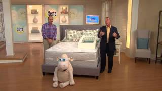 Serta Allurement 115quot Plush Top Cal King Mattress Set with Dan Wheeler [upl. by Lledal]