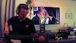 Nailbomb  Nickelback  Cockroaches  Rockstar bass cover [upl. by Neelia]