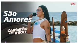 Pabllo Vittar cantando ‘São Amores’ ao vivo no Caldeirão com Mion 29062024 [upl. by Cassandry]