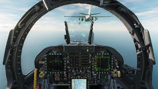 DCS I Aerial refueling I FA18C Hornet [upl. by Eibmab]