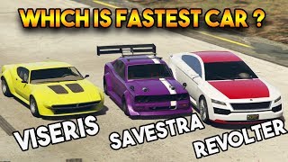 GTA 5 ONLINE REVOLTER SAVESTRA VS VISERIS WHICH IS FASTEST CARDOOMSDAY HEIST DLC UNRELEASED CARS [upl. by Sillek111]