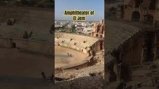 Amphitheater of El Jem tunisia amphitheatre northafrican historical landmarks [upl. by Aiem]