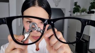 Ophthalmologist does important tests for your eyes amp glasses ASMR [upl. by Clover811]