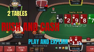 BIG Bluff goes WRONG Poker Live Play and Explain NL 50 [upl. by Eerized426]