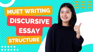 MUET Discursive essay structure [upl. by Alene]