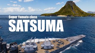 Satsuma  Japanese Super Battleship A150 Super Yamato class 薩摩號 [upl. by Mariand]