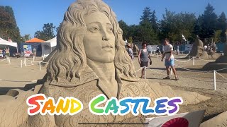 Parksville Sand Sculpture Competition 2024 parksville britishcolumbia [upl. by Chandra]