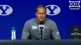 BYU Mens Basketball Press Conference  202425 Big 12 Basketball Media Days [upl. by Caria]