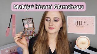 Makijaż kosmetykami z mini kalendarza adwentowego Hit Glamshopu  Paleta Młoda [upl. by Giwdul102]