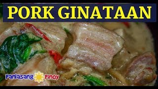 Pork Ginataan  Ginataang Baboy Recipe [upl. by Joseph]