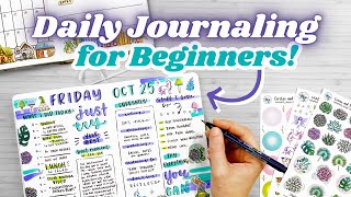 Daily Journaling for your Mental Health Beginner Friendly Ideas [upl. by Nosduj963]