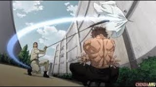 baki 2018 baki vs Yanagi fight 2018 HD [upl. by Aggy534]