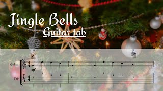 🎁🎄🎁🎄Jingle Bells  Classical Guitar with sheet music and tab 🎁🎄🎁🎄 [upl. by Eetak588]