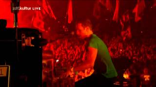 Coldplay  Clocks Live  Glastonbury 2011 [upl. by Nahshunn]