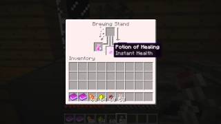 Minecraft How to make Potion of Healing I and II [upl. by Jorgenson]