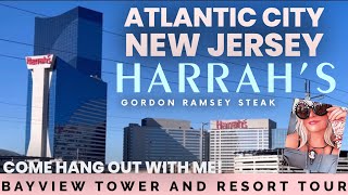 Harrah’s Atlantic City comp stay in Bayview tower resort tour and review [upl. by Benni]