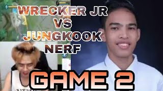 WRECKER JR VS JUNGKOOK GUSION TO GUSION LAUGH TRIP GAME 🤣 [upl. by Mersey]